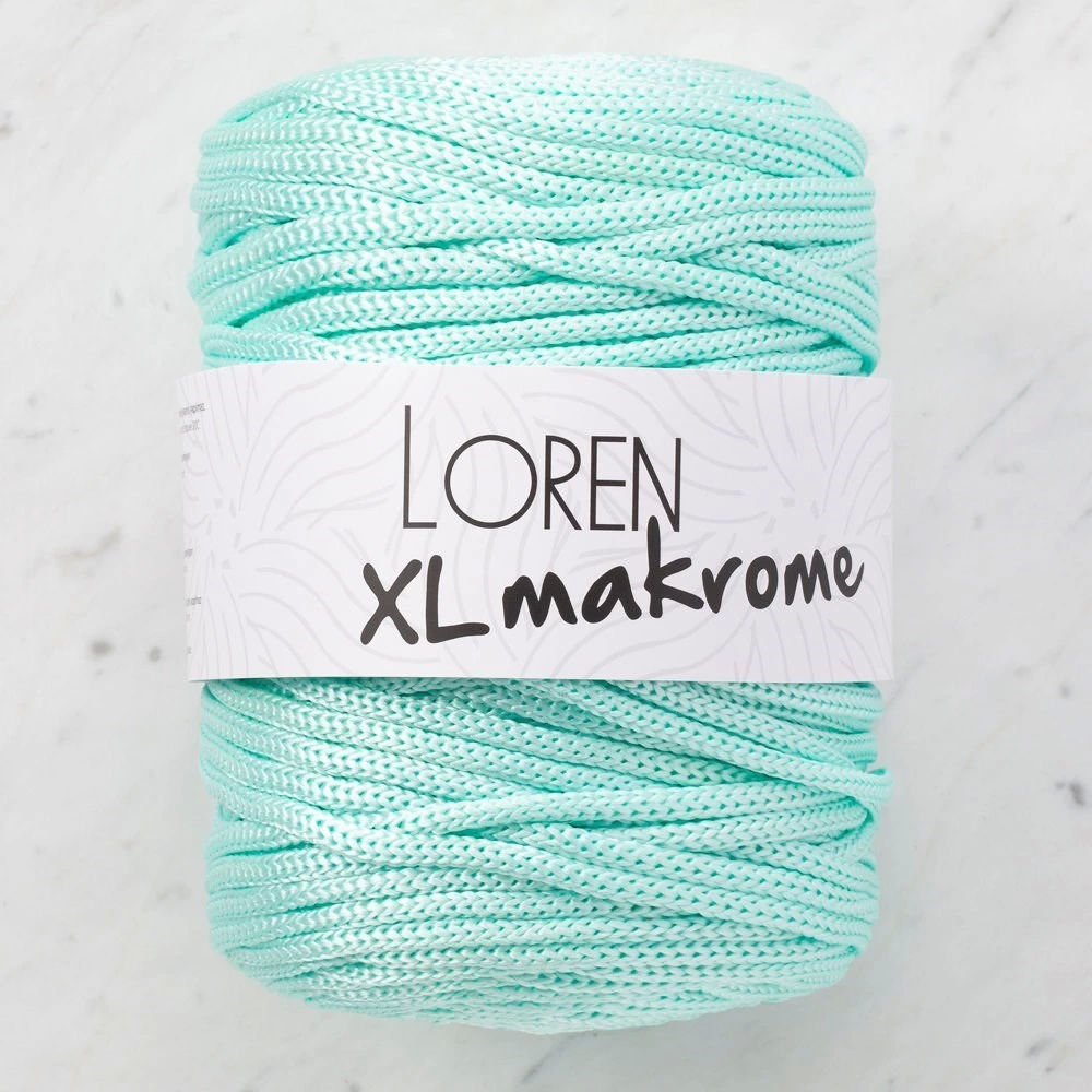 Loren Xl Makrome Mint Yeşili El Örgü İpi - R058 - 33708