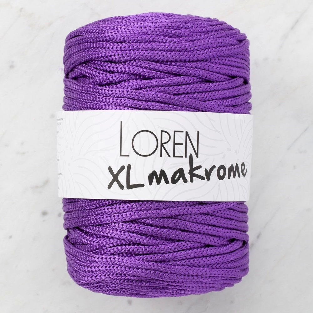 Loren Xl Makrome Mor El Örgü İpi - R050 - 33717