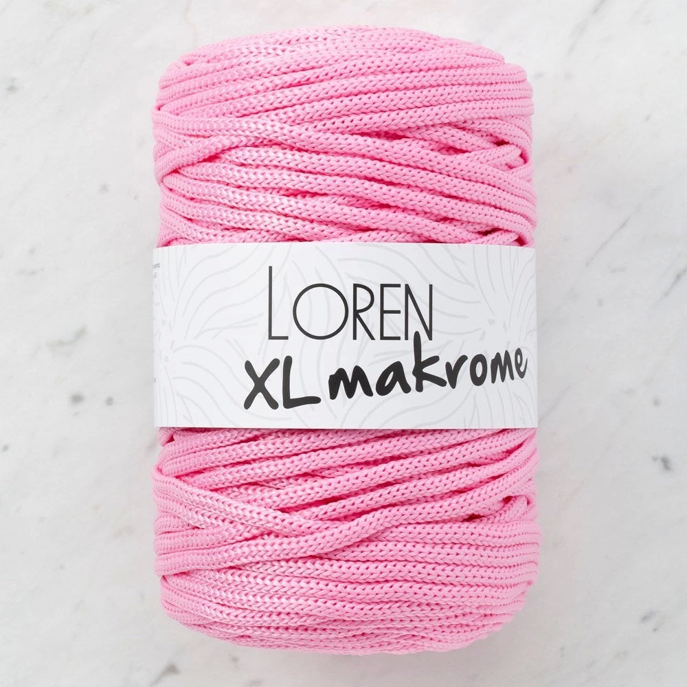 Loren Xl Makrome Pembe El Örgü İpi - R047 - 33712