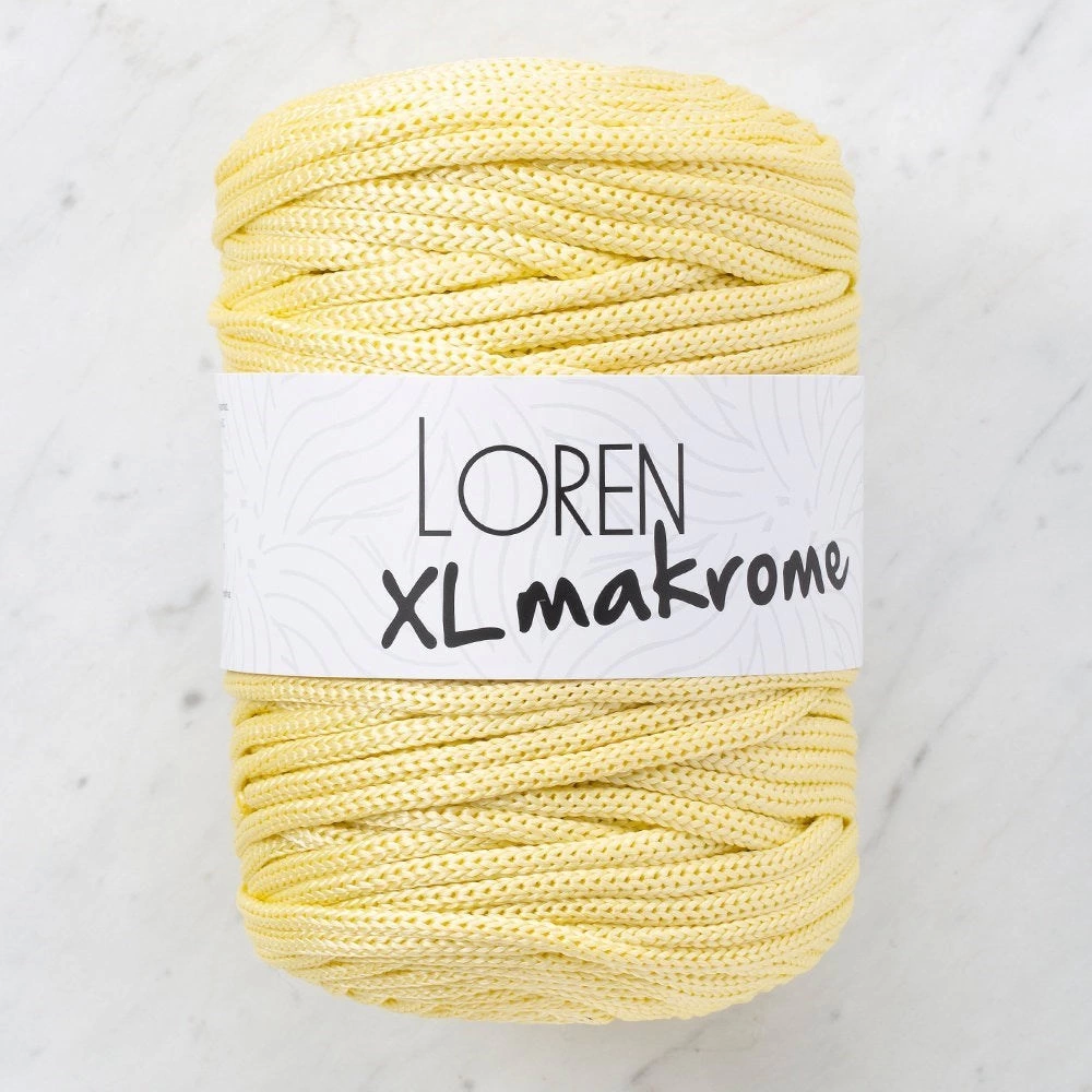 Loren Xl Makrome Sarı El Örgü İpi - R039 - 33704