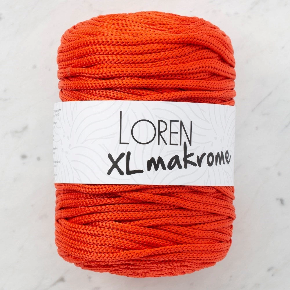 Loren Xl Makrome Turuncu El Örgü İpi - R045 - 33711