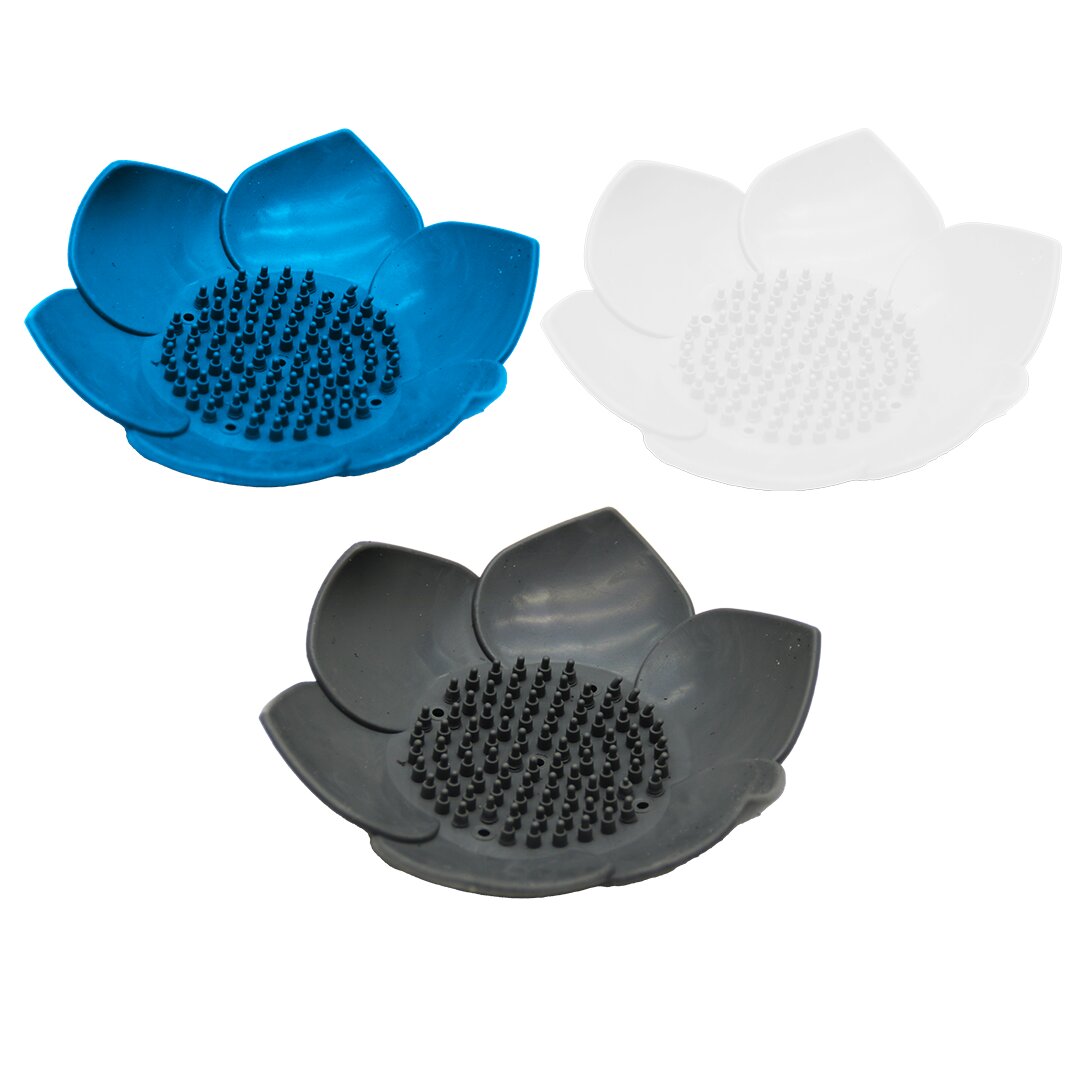 Lotus Desenli̇ Si̇li̇kon Kati Sabunluk