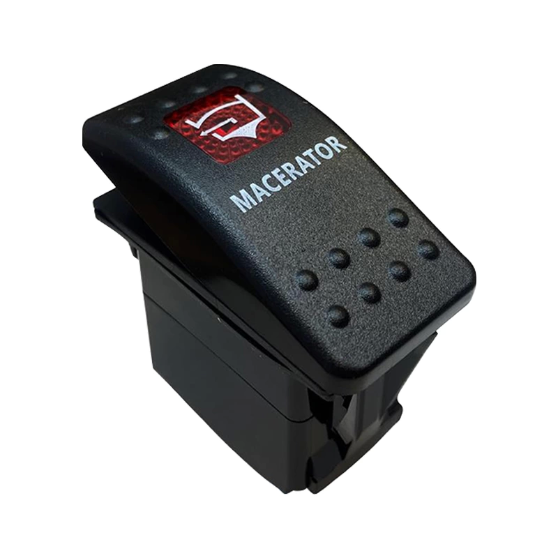 Macaratör Işıklı 3p On-off 12-24v Marın Swıtch Ic-134m-s7