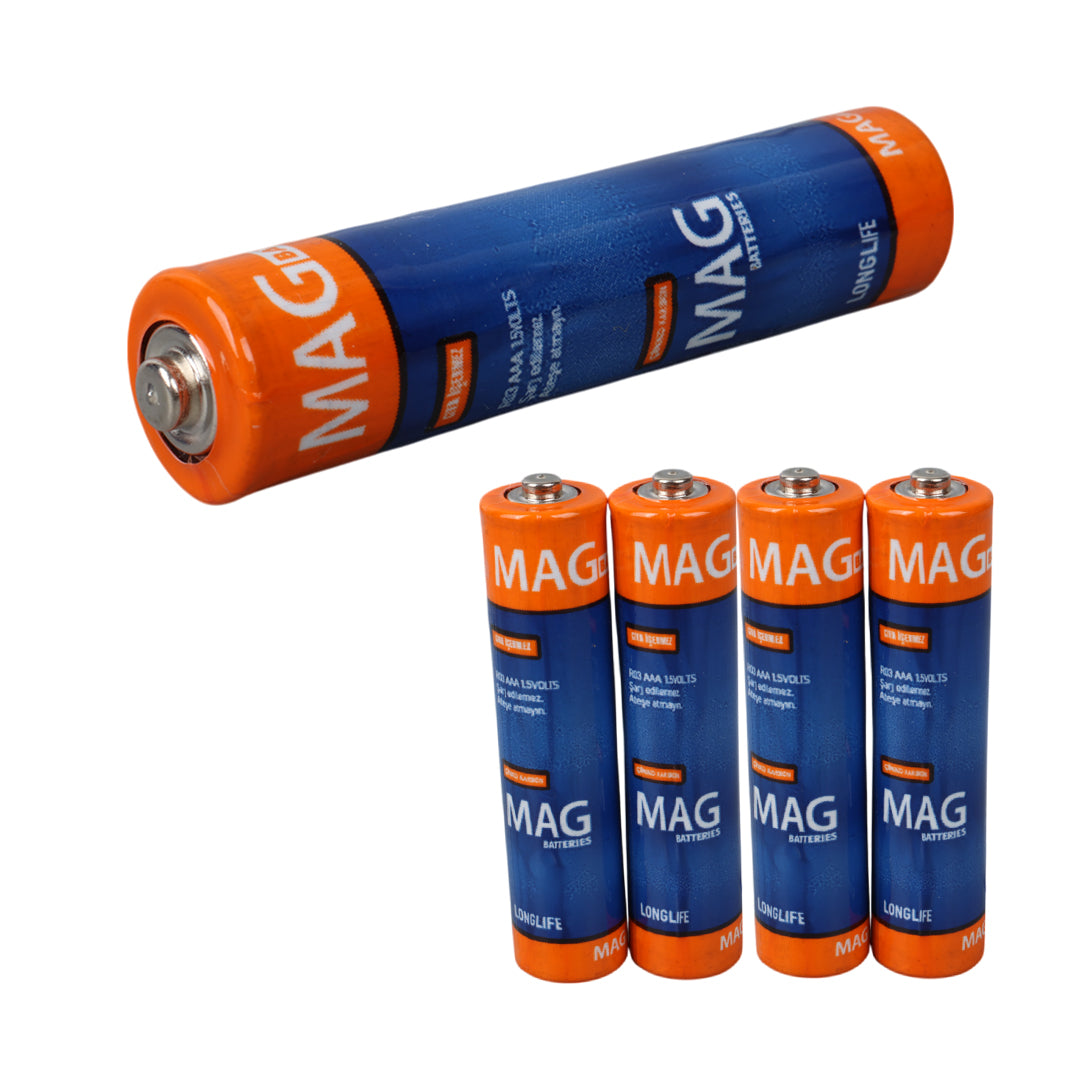Mag Batteries Mg-26172 Karbon çi̇nko Aaa 60li İnce Kalem Kumanda Pi̇li̇