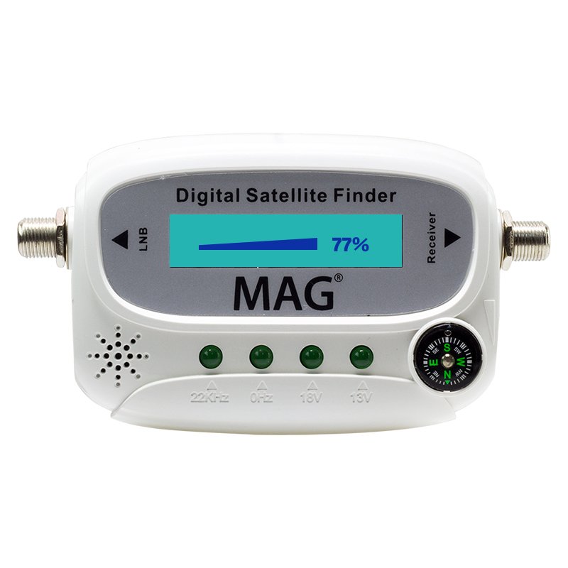 Цифровой спутниковый искатель Mag Mg-6300 с ЖК-дисплеем 