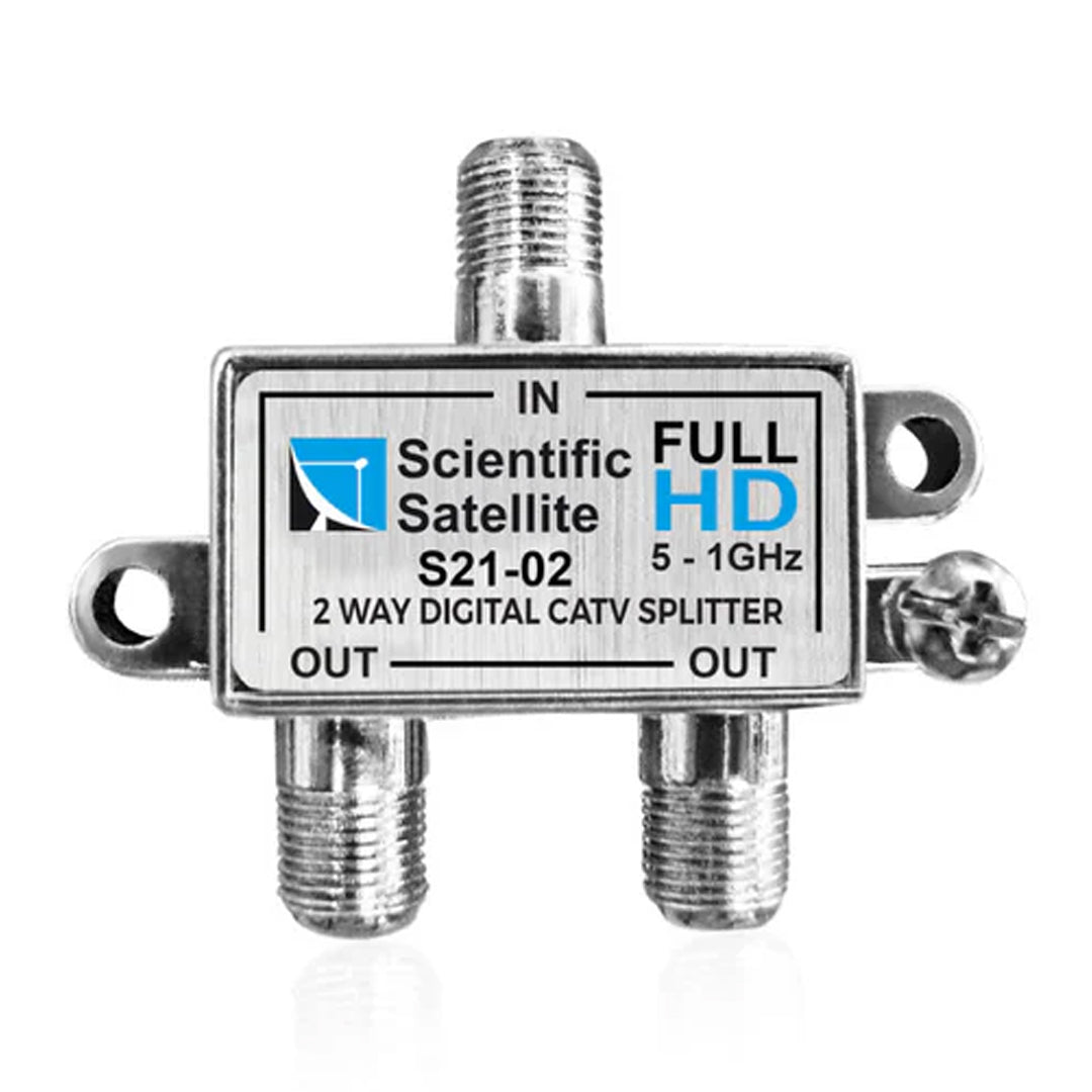 Mag S21-02 1/2 Yollu Kablo Tv Si̇nyal Ayirici Spli̇tter - 5-1000 Mhz Frekans Bölücü çoklayici