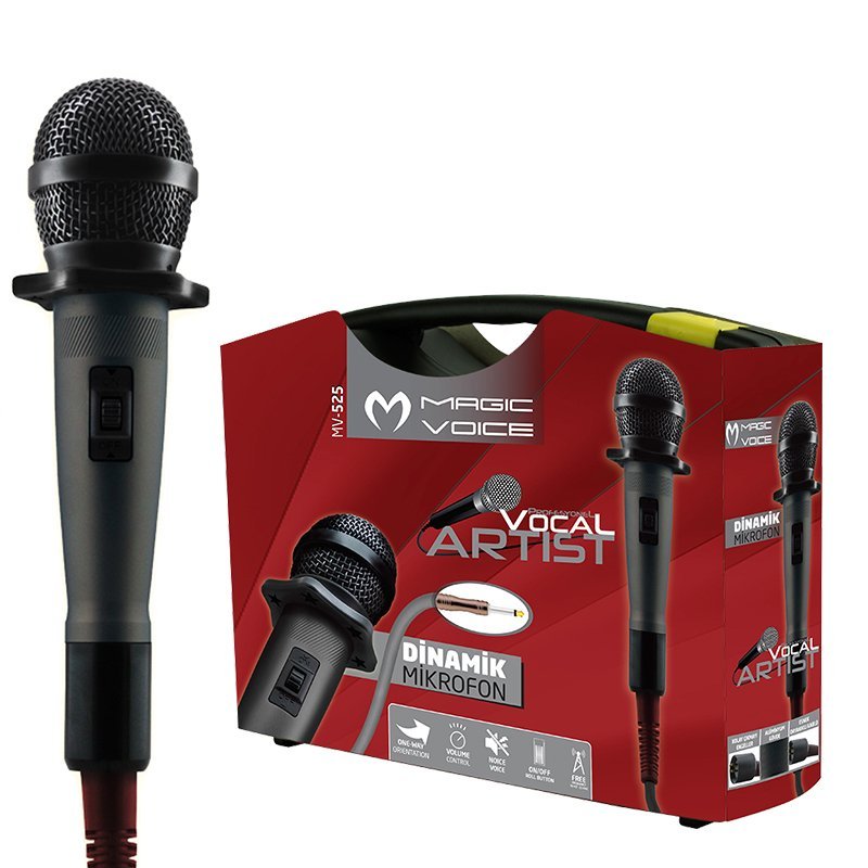 Magicvoice Mv-525 Di̇nami̇k Professional Kablolu El Mi̇krofonu