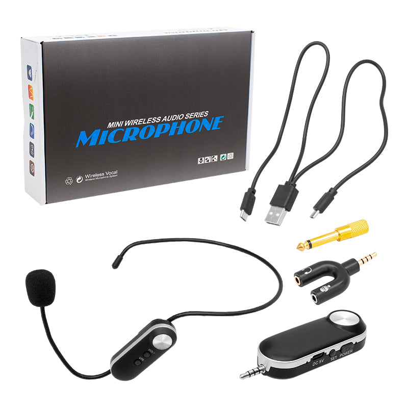 Magicvoice Mv-1306h Uhf 1 Headset şarjli Kablosuz Telsi̇z Mi̇krofon
