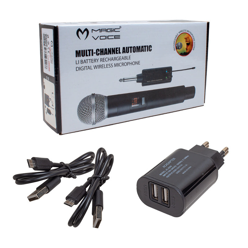 Magicvoice Mv-19599 Uhf Kablosuz Yaka Mi̇krofon