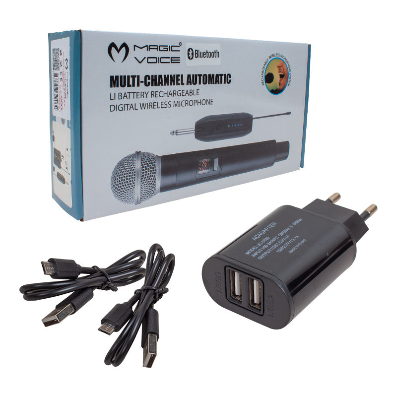 Magicvoice Mv-19601 Uhf Kablosuz Bluetooth Yaka Mi̇krofon
