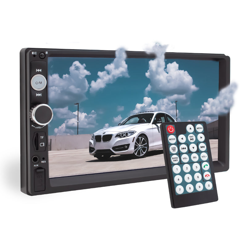 MAGICVOICE MV-5418 USB/SD/FM/AUX/BLUETOOTH/MP5 7 DOKUNMATİK MEKANİKSİZ DOUBLE OTO TEYP (4620)