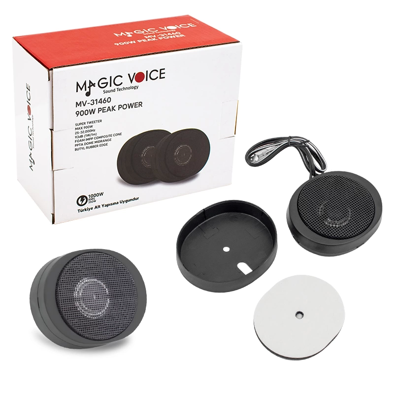 Magıcvoıce Mv-31460 900 Watt Peak Power Rms:350 Watt Dome Oto Tweeter