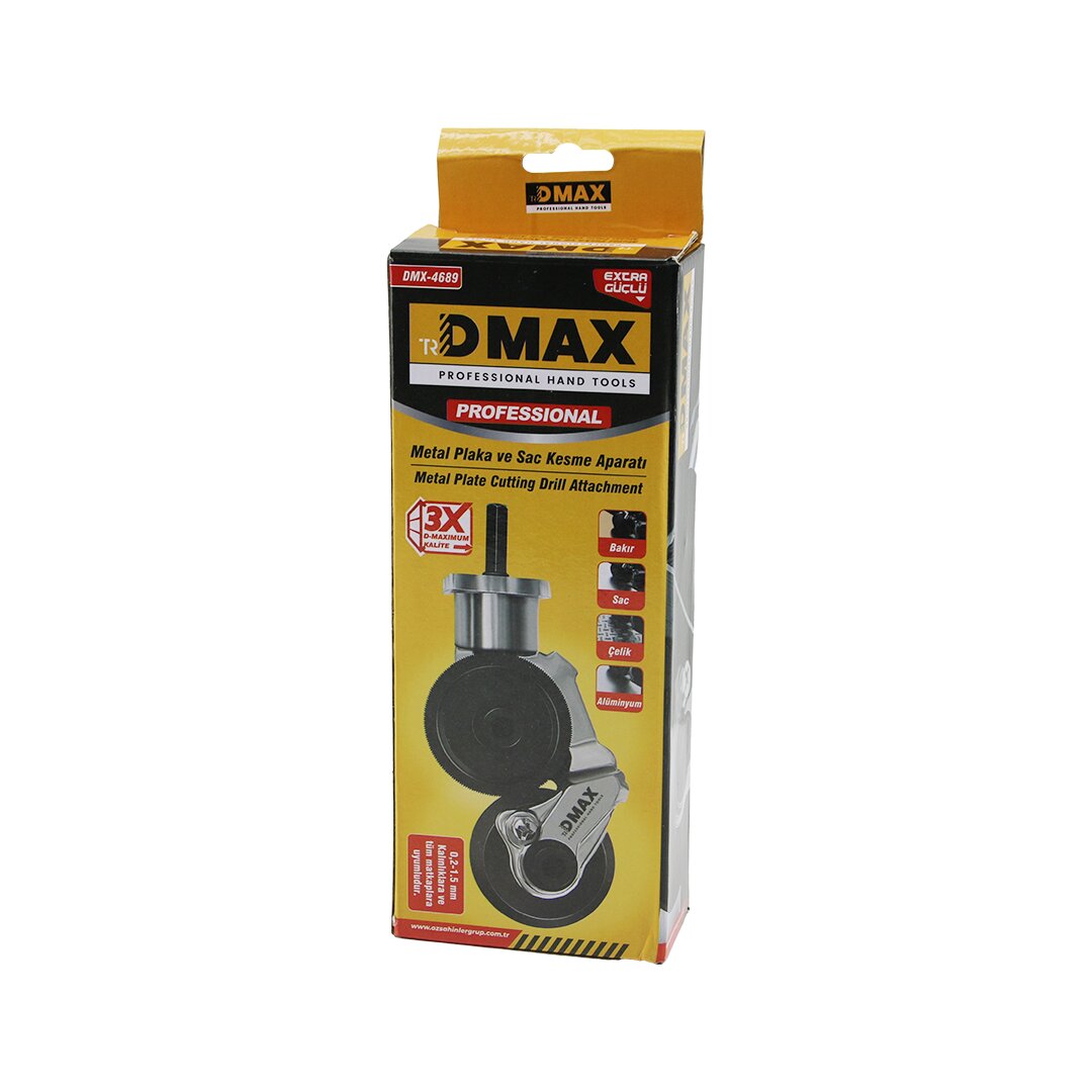 Matkapa Tak Kullan Metal Plaka - Sac Kesme Aparati 0.2-1.5mm Kalinliklara - Tüm Matkaplara Uyumlu