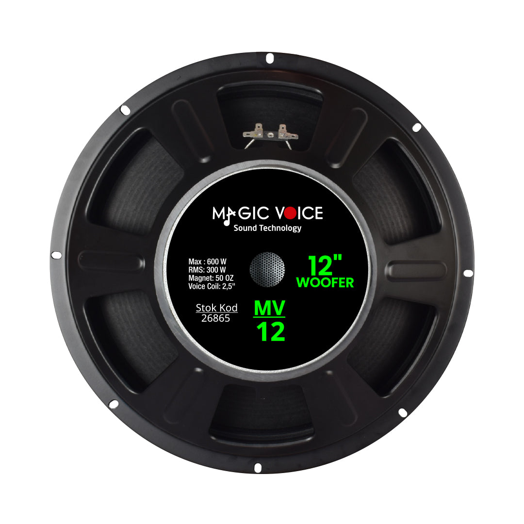 Сменный динамик MV-12, 12, 30 см, макс. мощность 600 Вт / RMS 300 Вт 