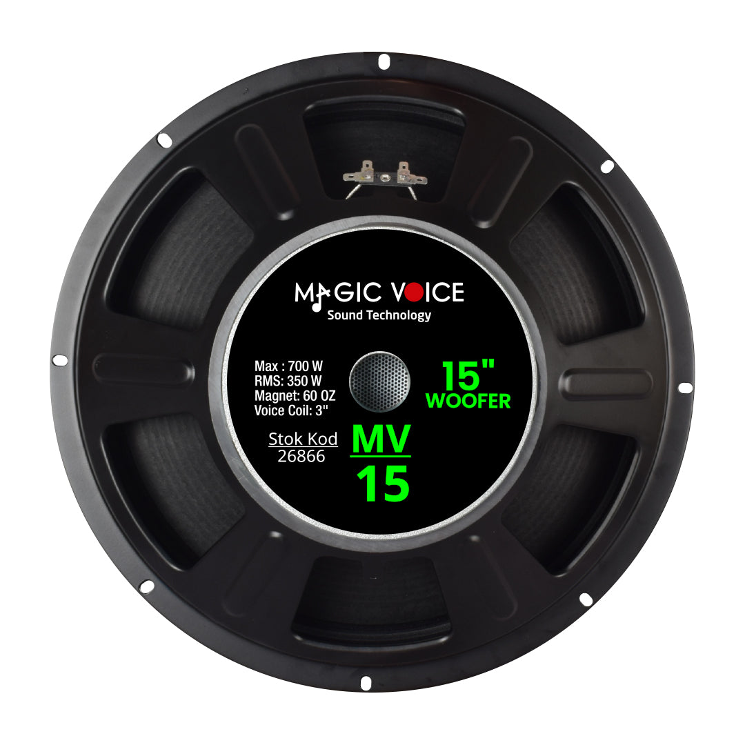MAX 700W / RMS 350 WATT 15 38 CM WOOFER YEDEK HOPARLÖR