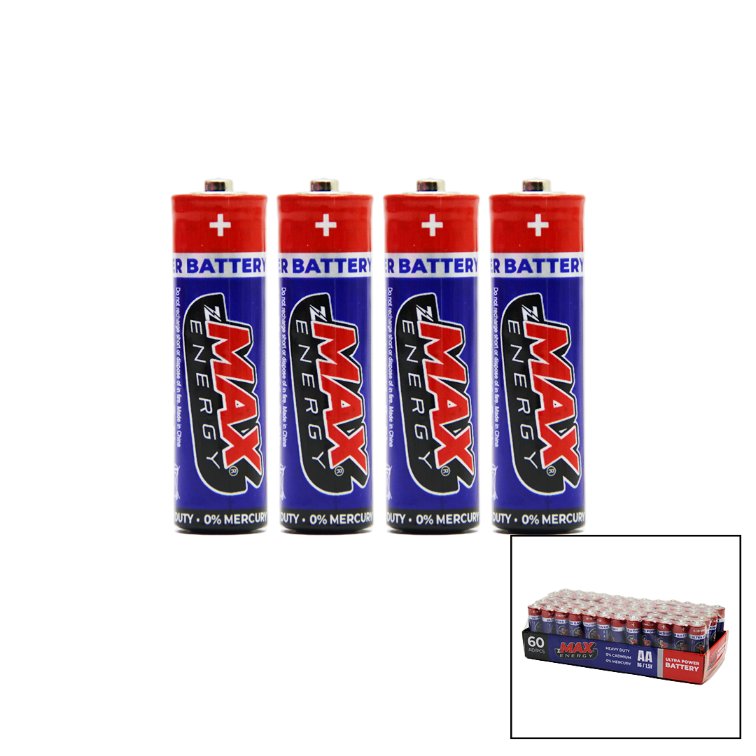 Max Energy Max-0636 Pvc Kalem Pil 60 Parça  