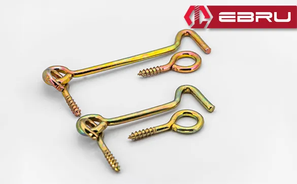 , Kapı Pencere Halkalı Çengel, Kanca Kilit 50 - 10 Adet