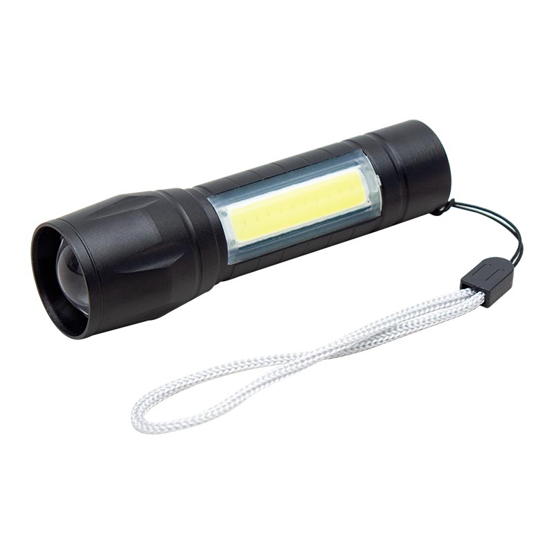 Metal Flashlight Power Ledli̇ şarjli El Feneri̇