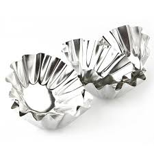 Metal Küçük 6 Parça  Kek Kapsülü