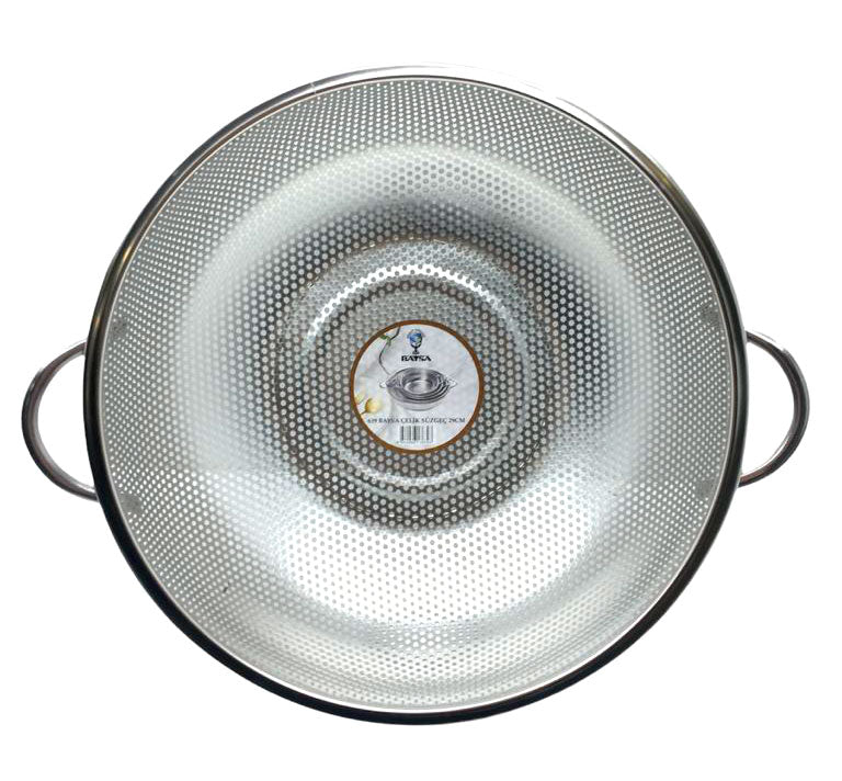 Metal Kulplu çeli̇k Tel Sepet Süzgeç 29cm
