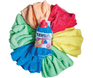 Mikrofiber Havlu Mop Welsoft Kartelalı