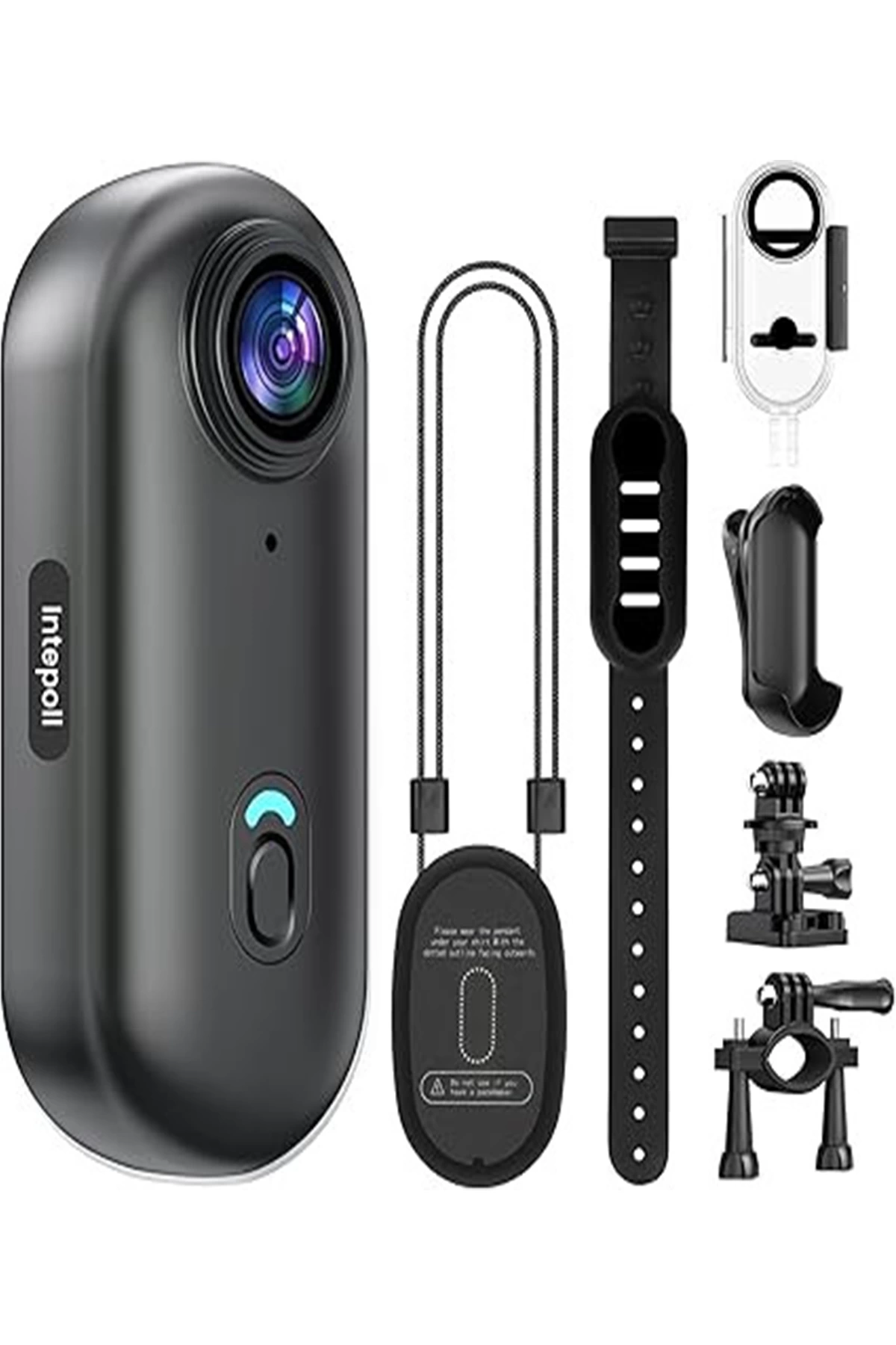 Mini Wıfı Aksiyon Kamerası 1080p Taşınabilir Vücut Kamerası Giyilebilir Video Kaydedici Ipx7 Su Geç