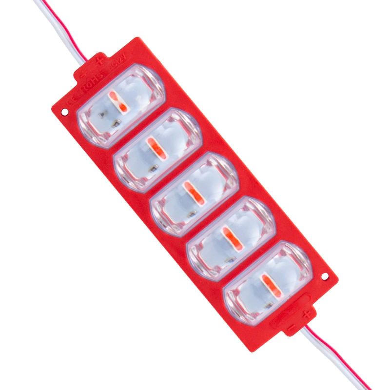 Modül Led 12v 4w Kırmızı 3030 10x53.8 Mm Ip65 260-280lm 180 Derece