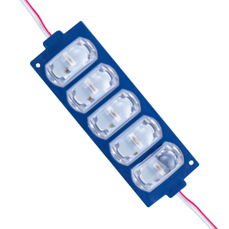 Modül Led 12v 4w Mavi 3030 10x53.8 Mm Ip65 260-280lm 180 Derece