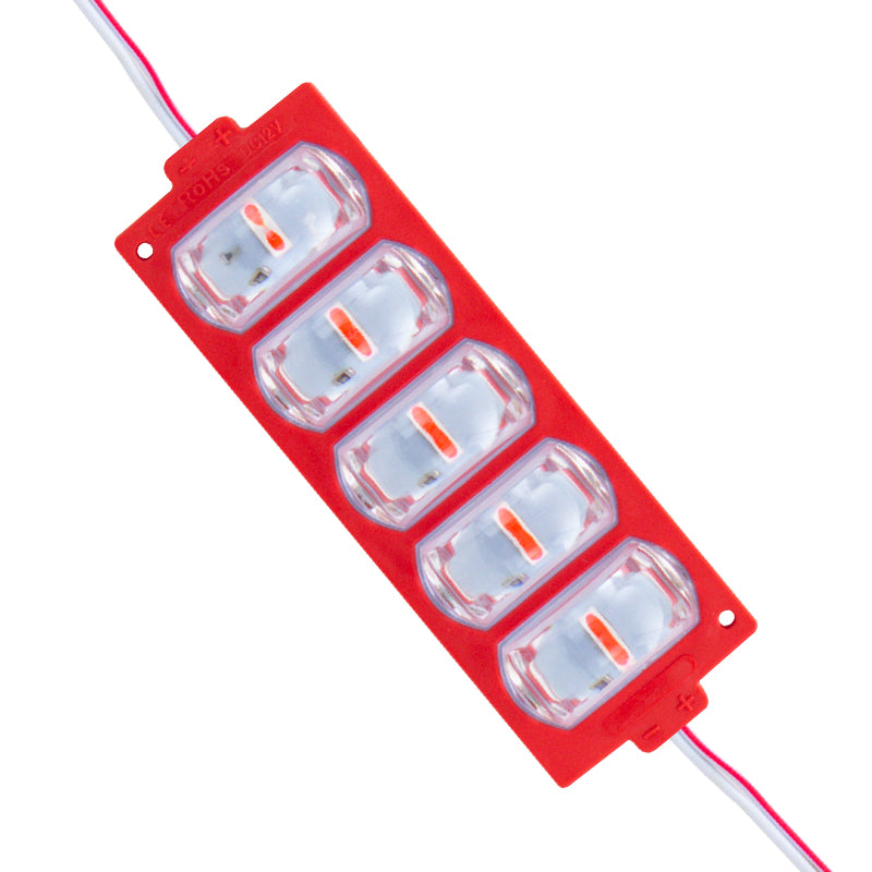Modül Led 12V 4W Kırmızı 3030 10 X 53.8Mm Ip65 260-280Lm 180 Derece