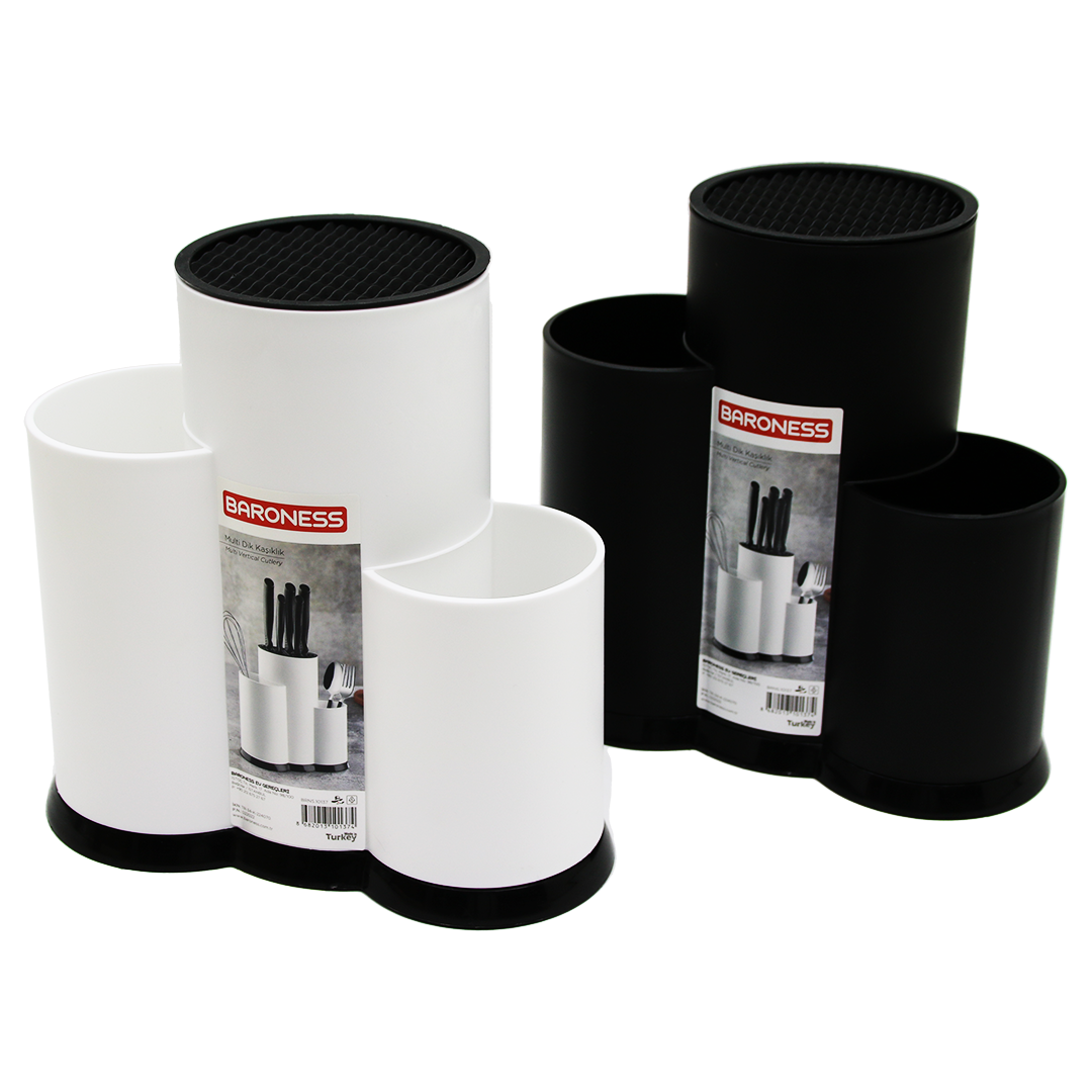 Multi̇ Di̇k Kaşiklik Biçaklik 3 Bölmeli̇ Tezgah üstü Mi̇x Plasti̇k