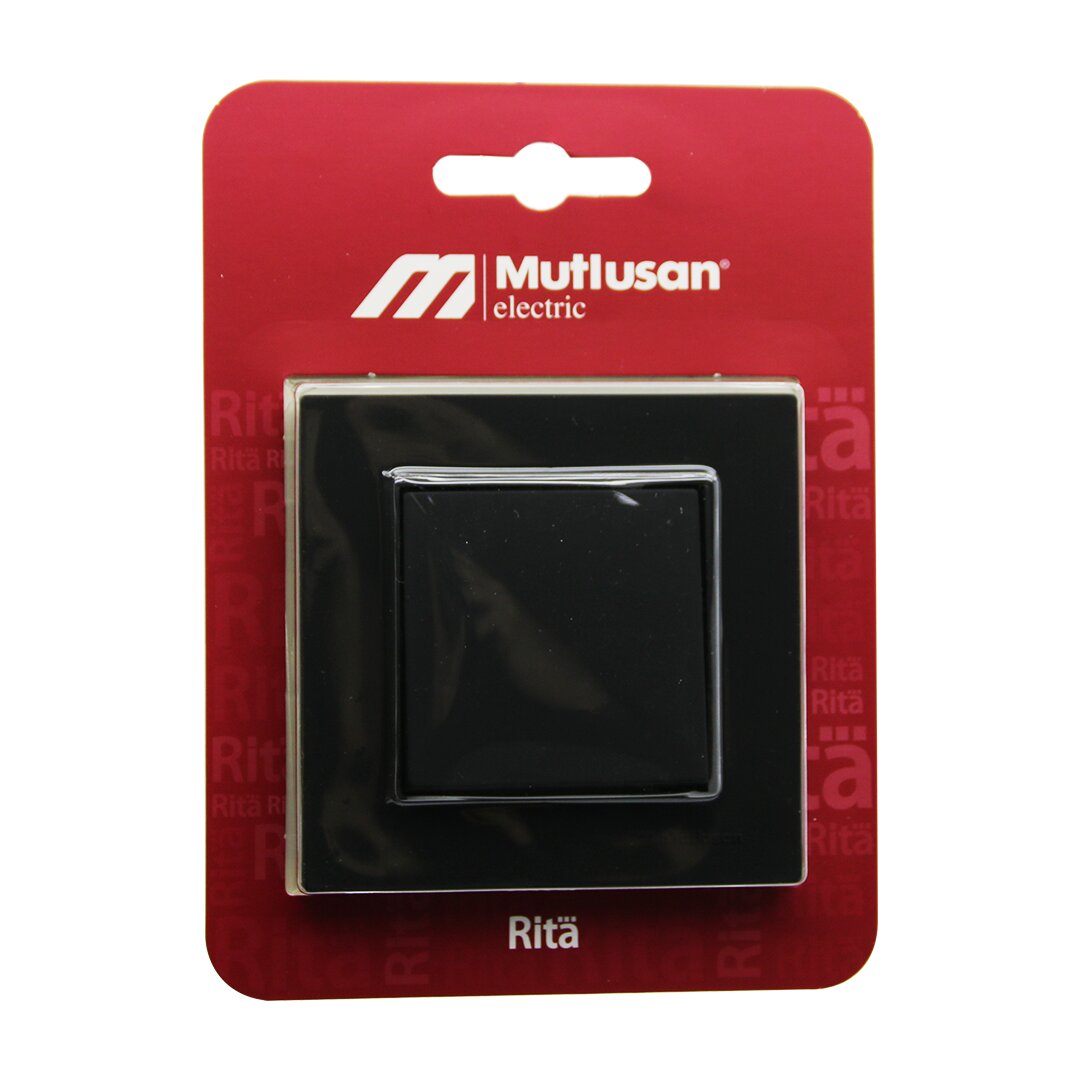 Mutlusan Rita-2220 401 0284bblisterli - Carded Black - Single Key Screw - framed