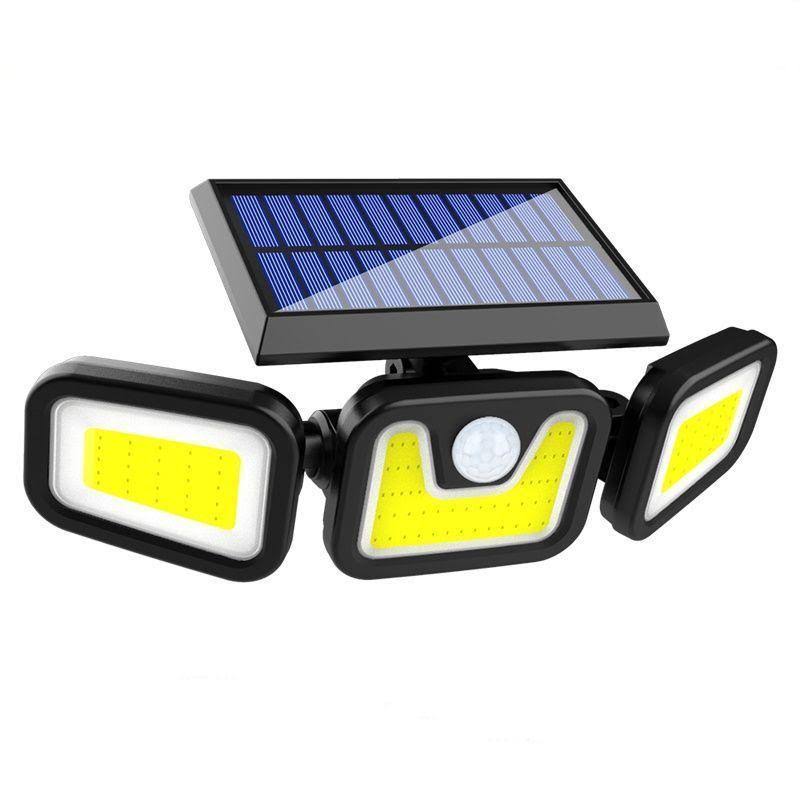 Mx-w771b Sensörlü 3 Modlu 90 Cob Ledli̇ Solar Aydinlatmali Duvar Lambasi
