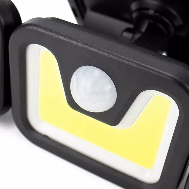 Mx-w771b Sensörlü 3 Modlu 90 Cob Ledli̇ Solar Aydinlatmali Duvar Lambasi