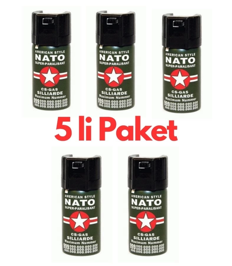 Перцовый газ для самообороны, 5 штук за раз