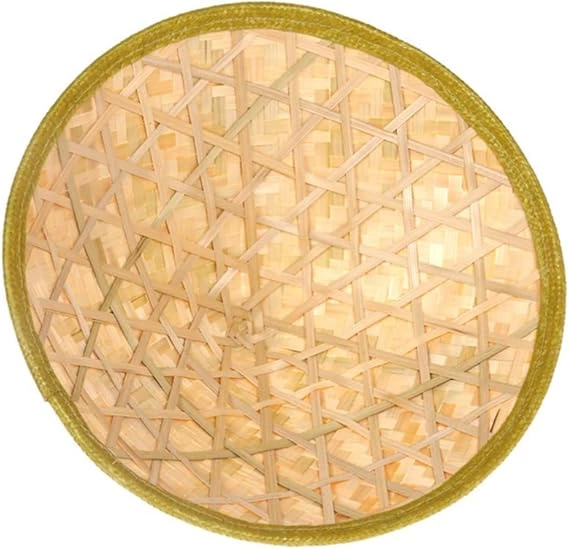 Naturel Renk Cambodia Kamboçyalı Vietnam Şapkası Pvc Hasır