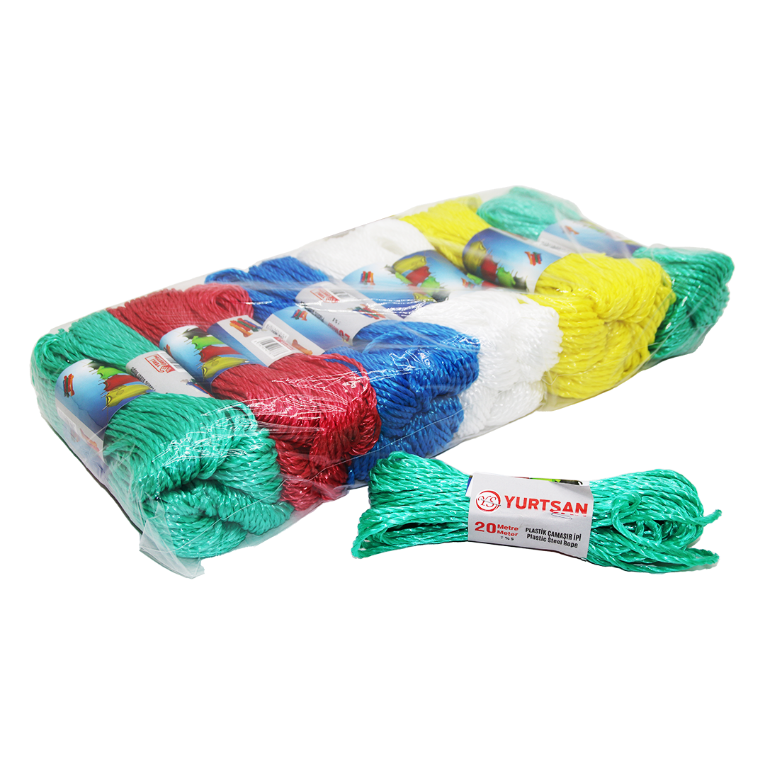 Naylon Plasti̇k 20mt çamaşir İpi̇