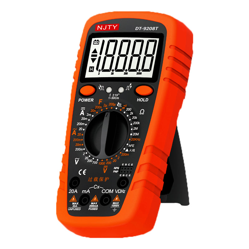 Njty Dt-9208T El Tipi Multimetre Dıgıtal Ölçü Aleti