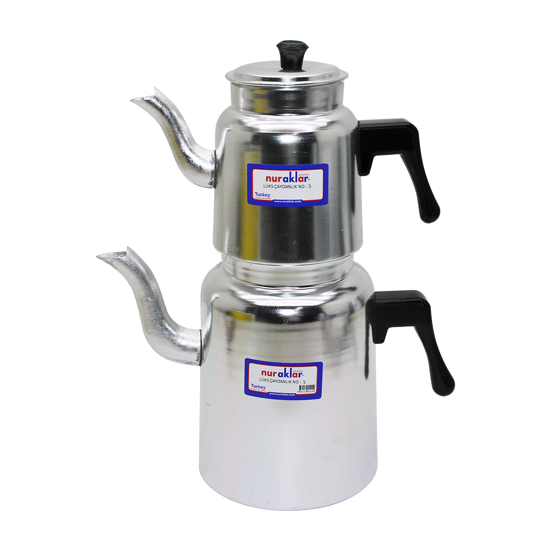 NO-3 LÜKS ALÜMİNYUM ÇAYDANLIK TAKIMI