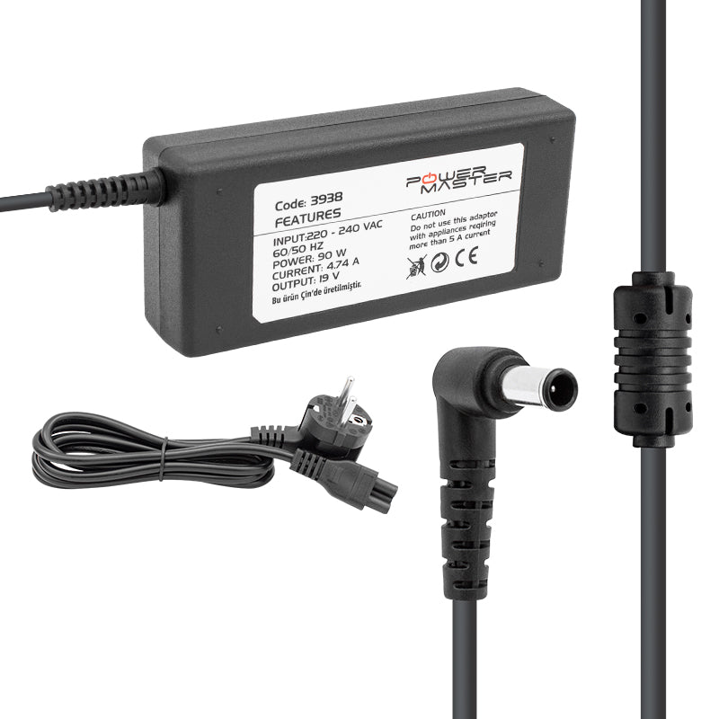 Notebook Adaptör Sony 19.5v/4.74a 6.5*4.4 Uç - Samsung Led Tv Adaptörü