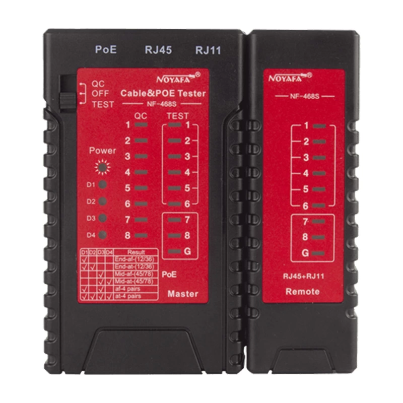 Noyafa Nf-468s Rj45/rj11/poe Kablo Test Cihazı