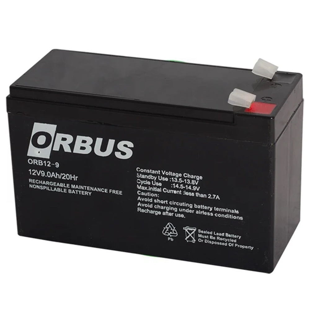 Orbus 12 Volt - 9 Amper Akü