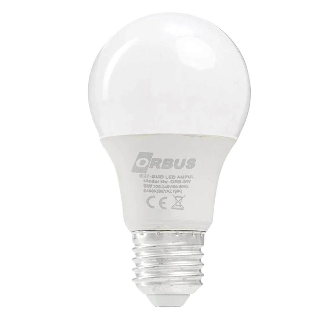 Orb-9w E27 9 Watt 840 Lümen Beyaz Led Ampul