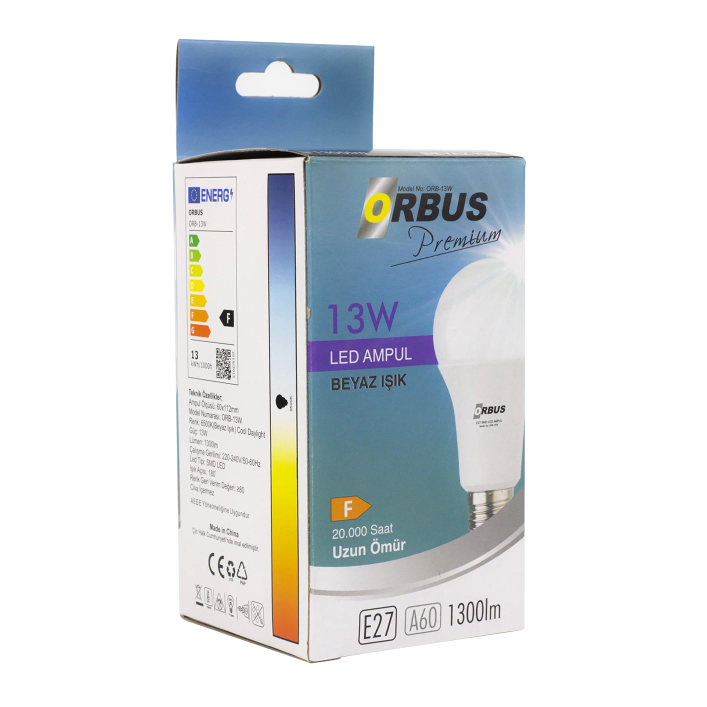 Orb/l13w 13 Watt Beyaz Led Ampul