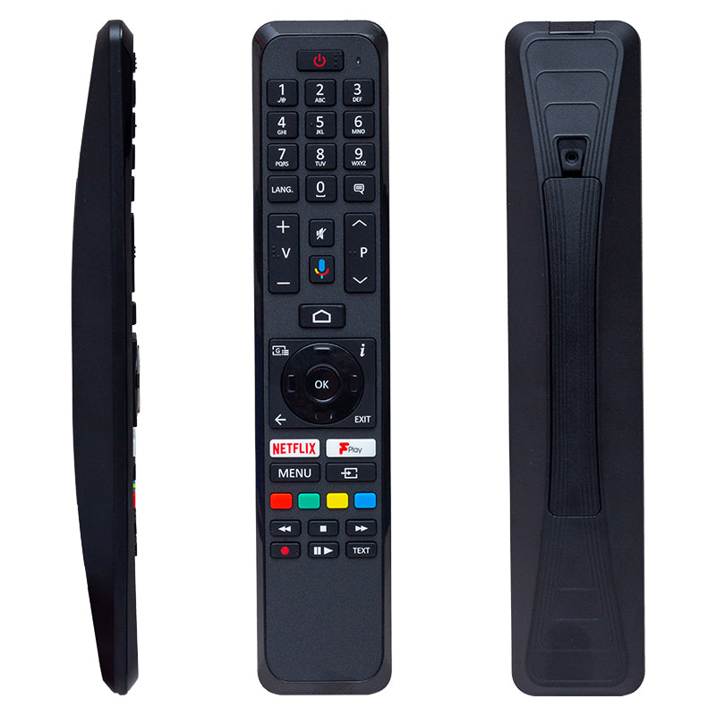 ORİJİNAL VESTEL RC 43161 NETFLIX-PLAY-MİKROFON TUŞLU SES KOMUTLU LCD-LED TV KUMANDA (4620)