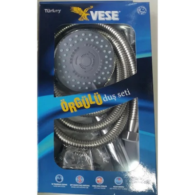 Orta Boy Örgülü  Duş Seti