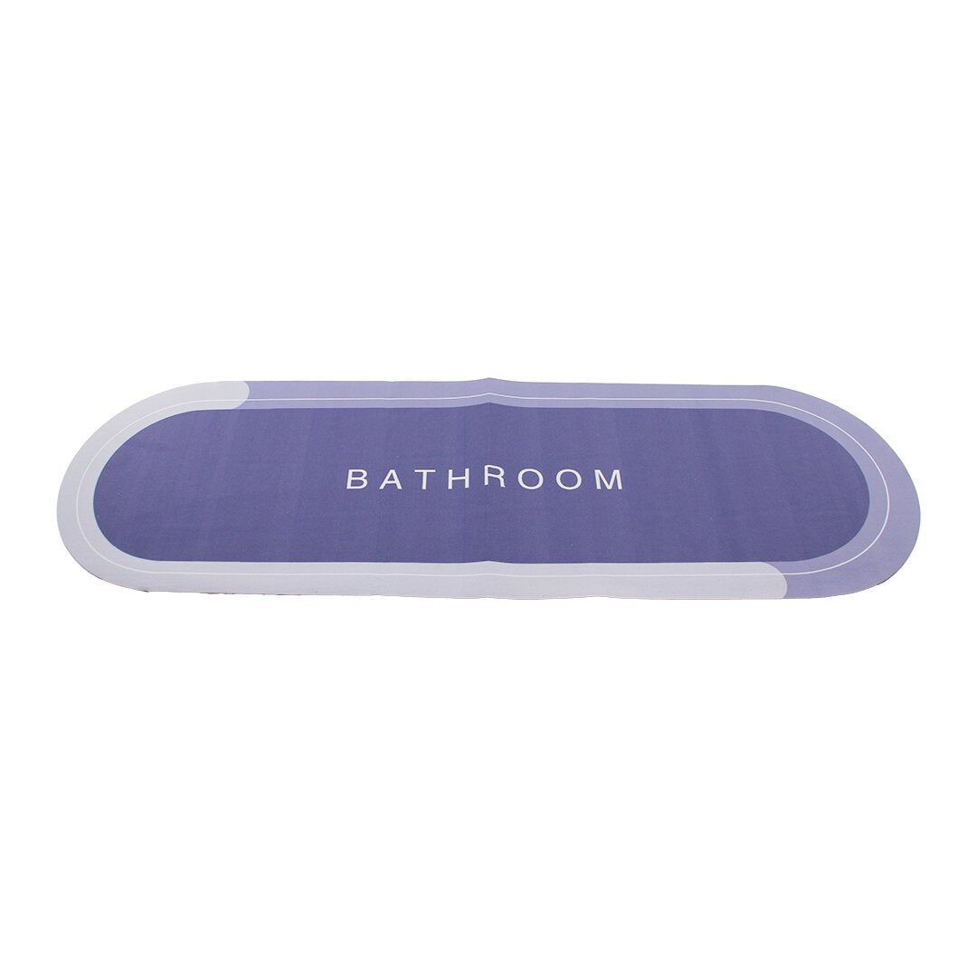 Oval   Düz Renkli̇  Su Emi̇ci̇ - Si̇hi̇rli̇  Banyo Paspasi  Elasti̇k  116 X 37.5cm