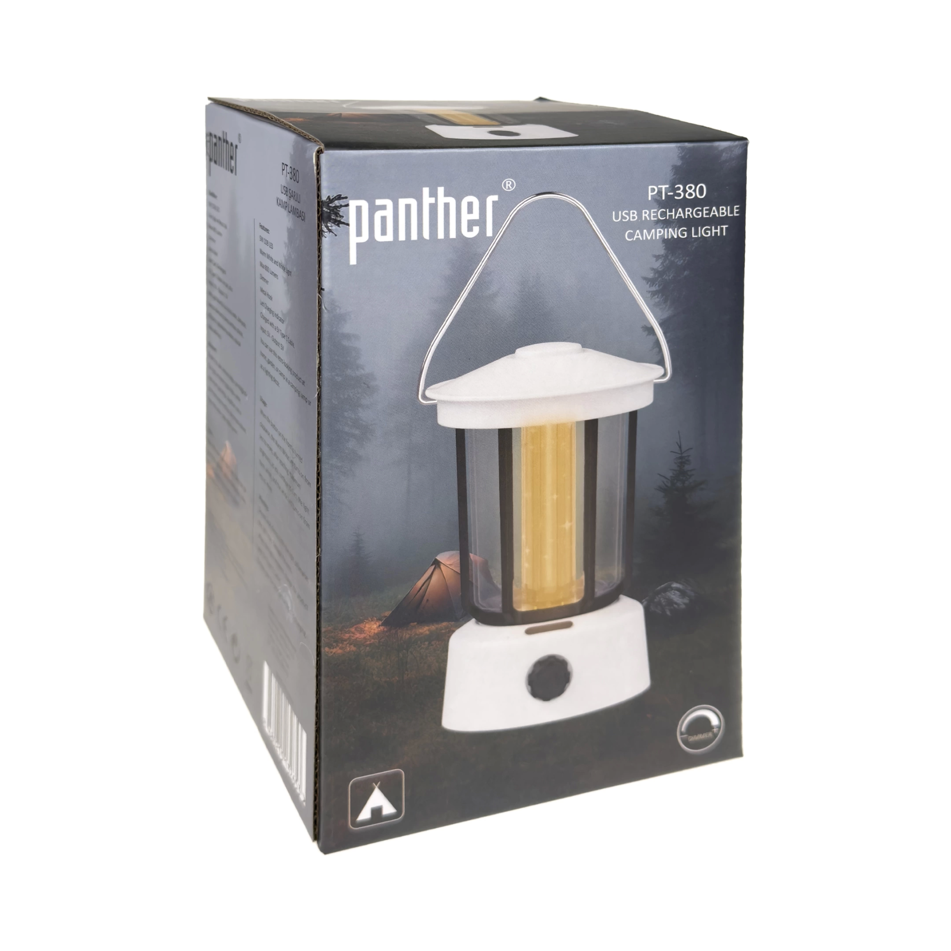 Panther Pt-380 Usb Şarjlı Kamp Lambası