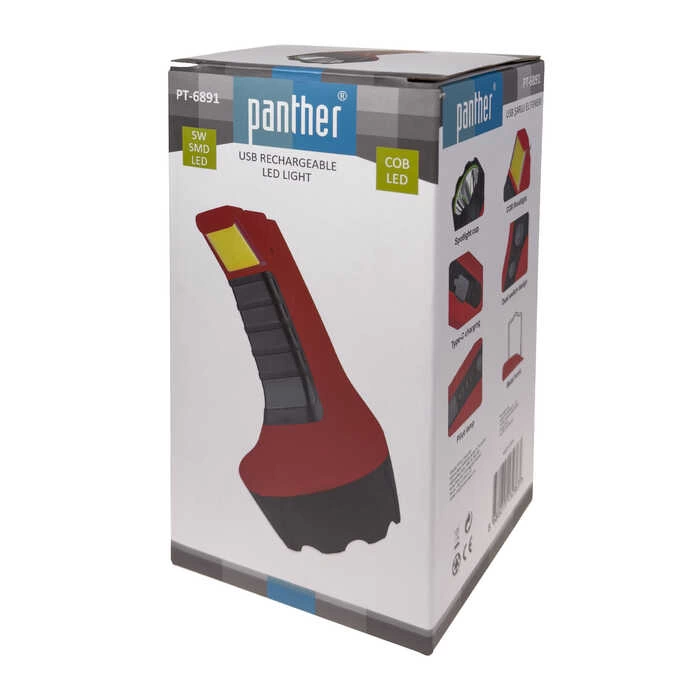 Panther Pt-6891 Usb Şarjlı El Feneri