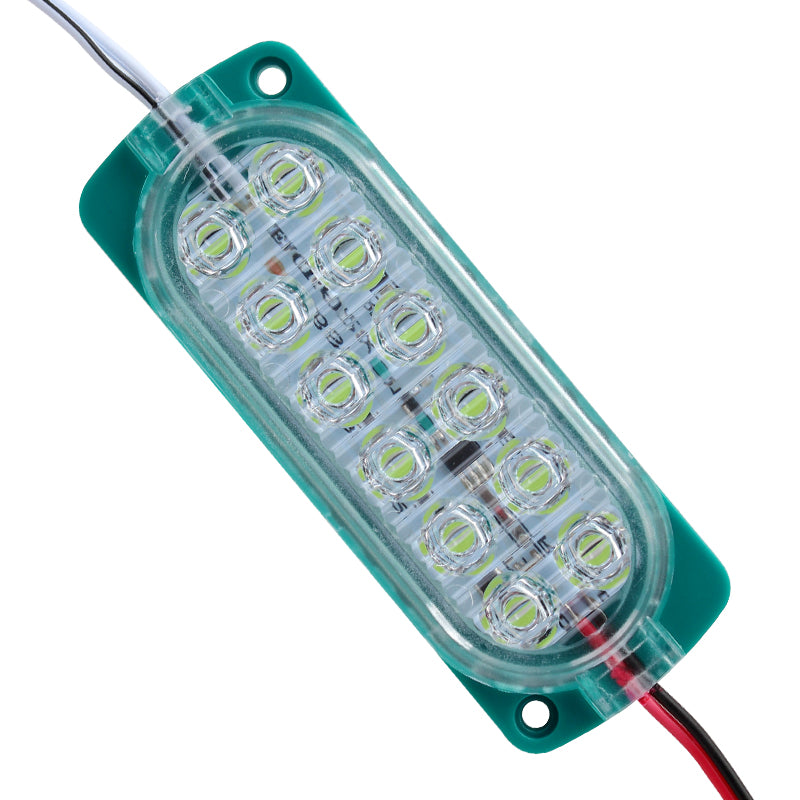 Parlak Yanıp Sönen Yeşil Modül Led 2835 24 Volt 1.2 Watt  