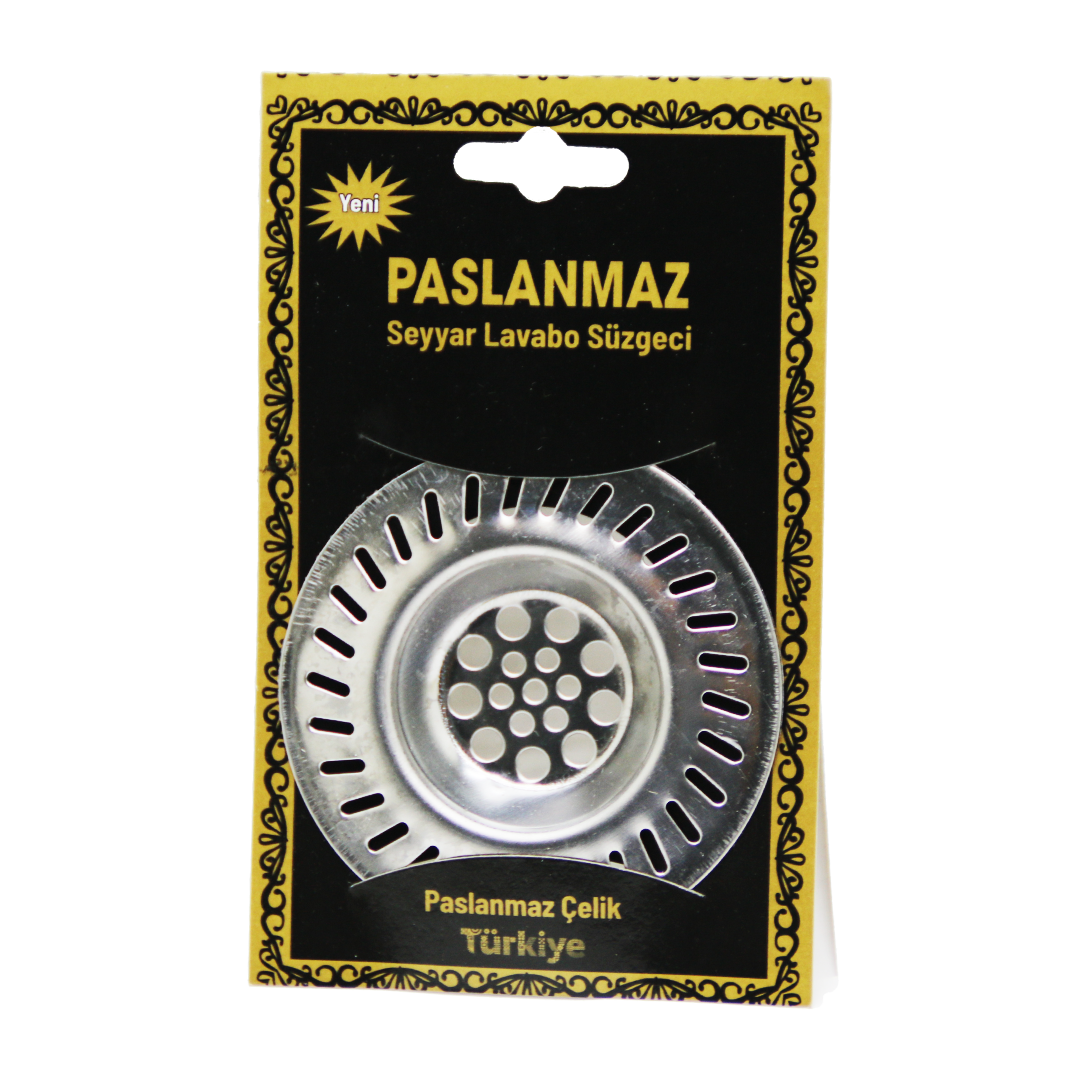 Paslanmaz Seyyar Metal Lavabo Süzgeçi̇